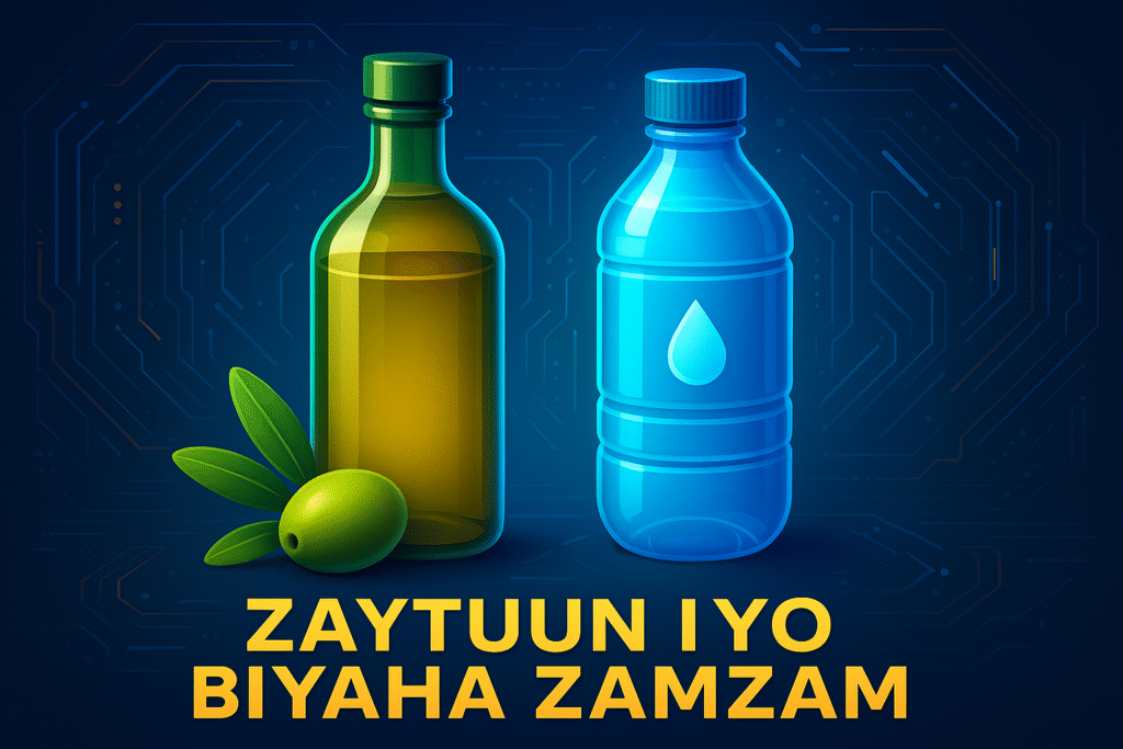 Zaytuunka Iyo Biyaha Zamzam ka